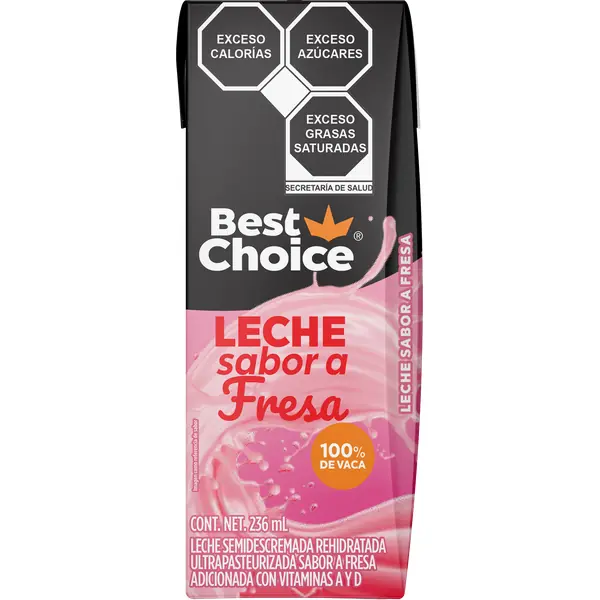 Leche Best Choice Fresa 236 ml
