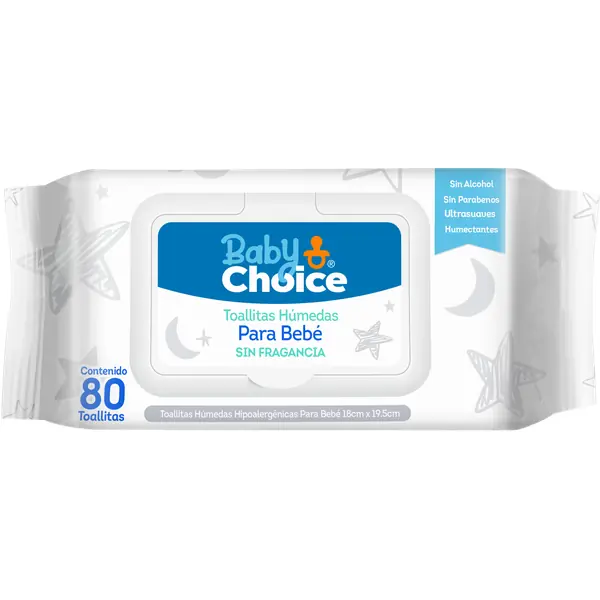 Toallita Húmeda Baby Choice 80 pzas