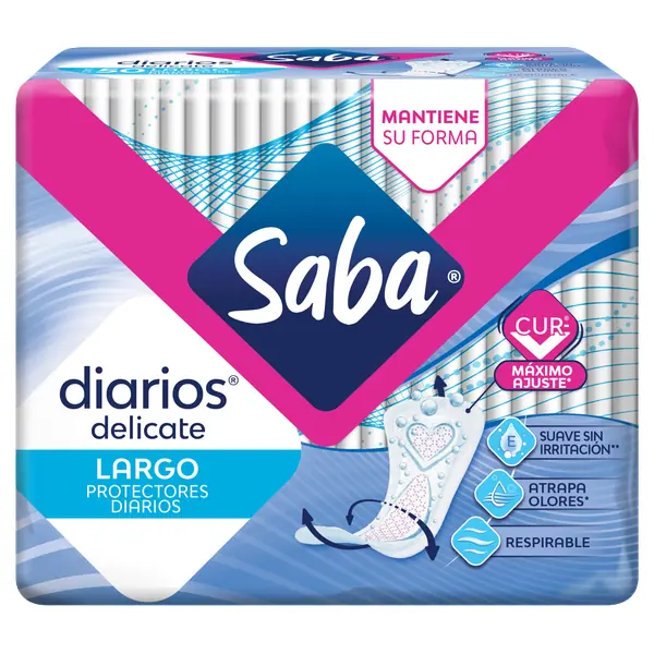 Pantiprotector Saba Tradicional Largo 16 pzas