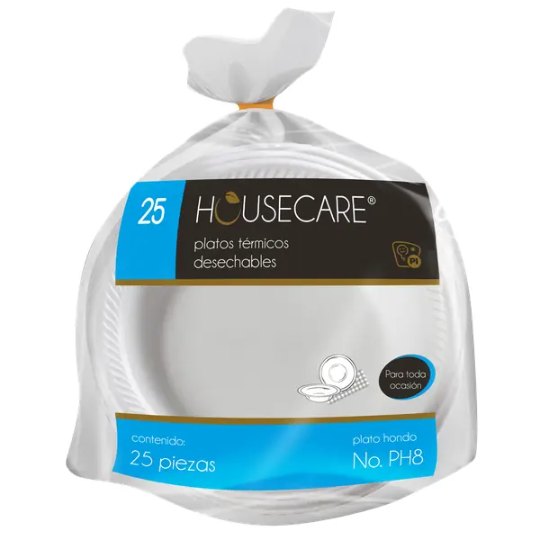 Plato Térmico Hondo PH8 House Care 25 pzas