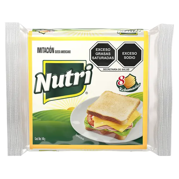Queso Americano Imit Nutri 8REB 140 g