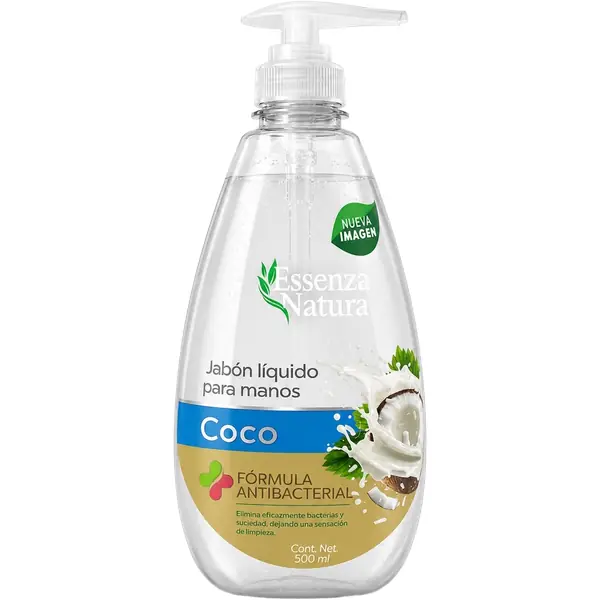 Jabón Liq Essenza Natura Coco 500 ml