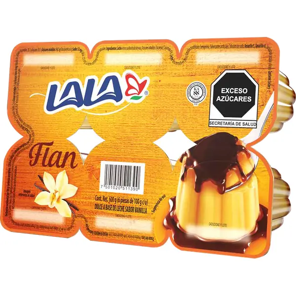 Flan Vainilla Lala 6/100 g