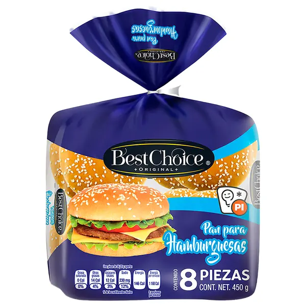 Pan Best Choice Hamburguesa 450 g