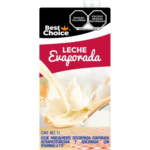Leche Best Choice Evaporada 1 L
