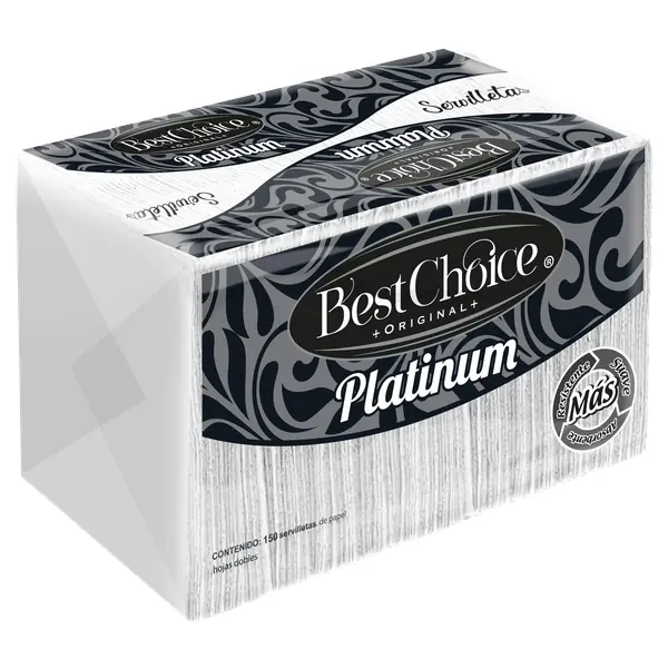 Servilleta Platinum Best Choice 150HD