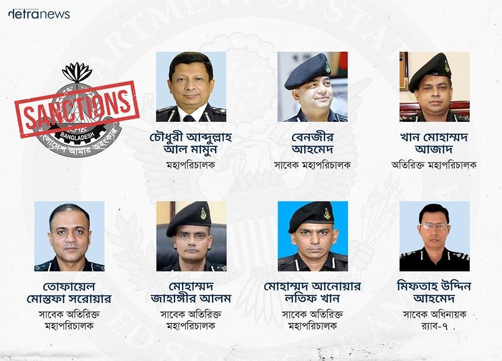 মানবাধিকার লঙ্ঘনের দায়ে র্যাবের বিরুদ্ধে নিষেধাজ্ঞা জারি যুক্তরাষ্ট্রের