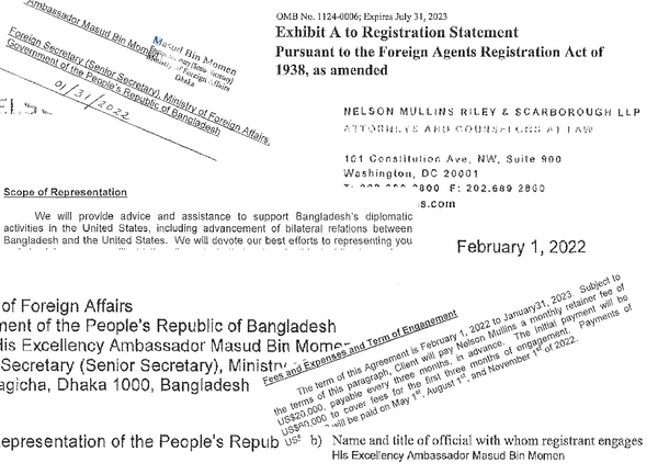 Bangladesh government hires US law firm