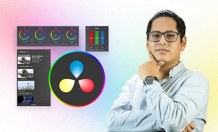 Colorizando videos con DaVinci Resolve