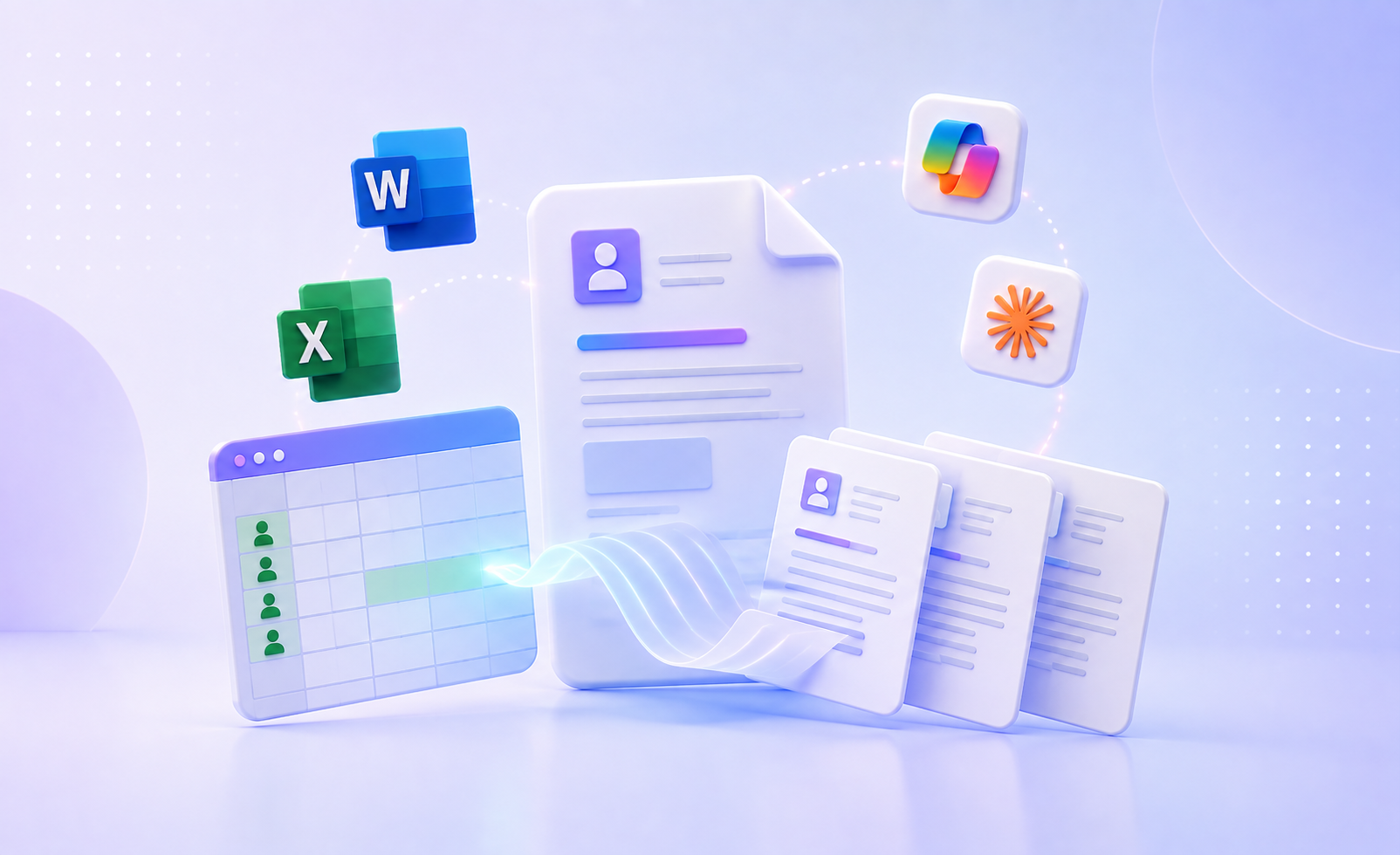 Combinación de correspondencia con IA: cartas y documentos personalizados a gran escala