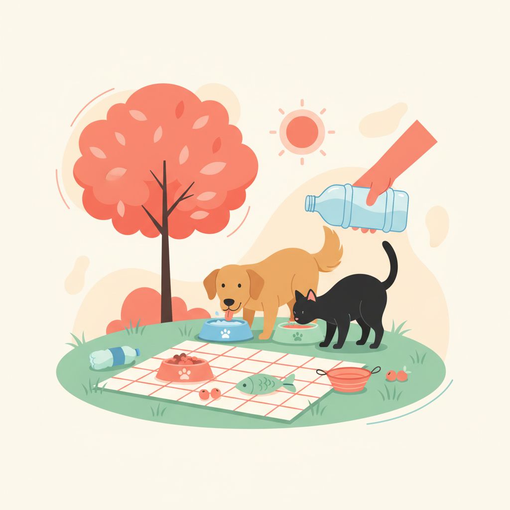 Pet Hydration in Summer: Food and Water Safety for Dogs and Cats