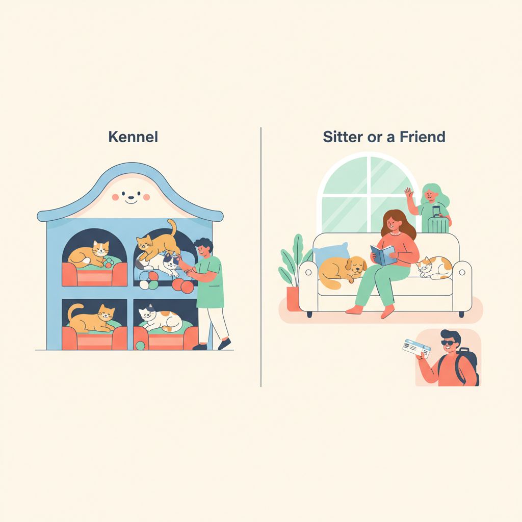 Holiday Pet Care Options: Kennel, Sitter or a Friend?