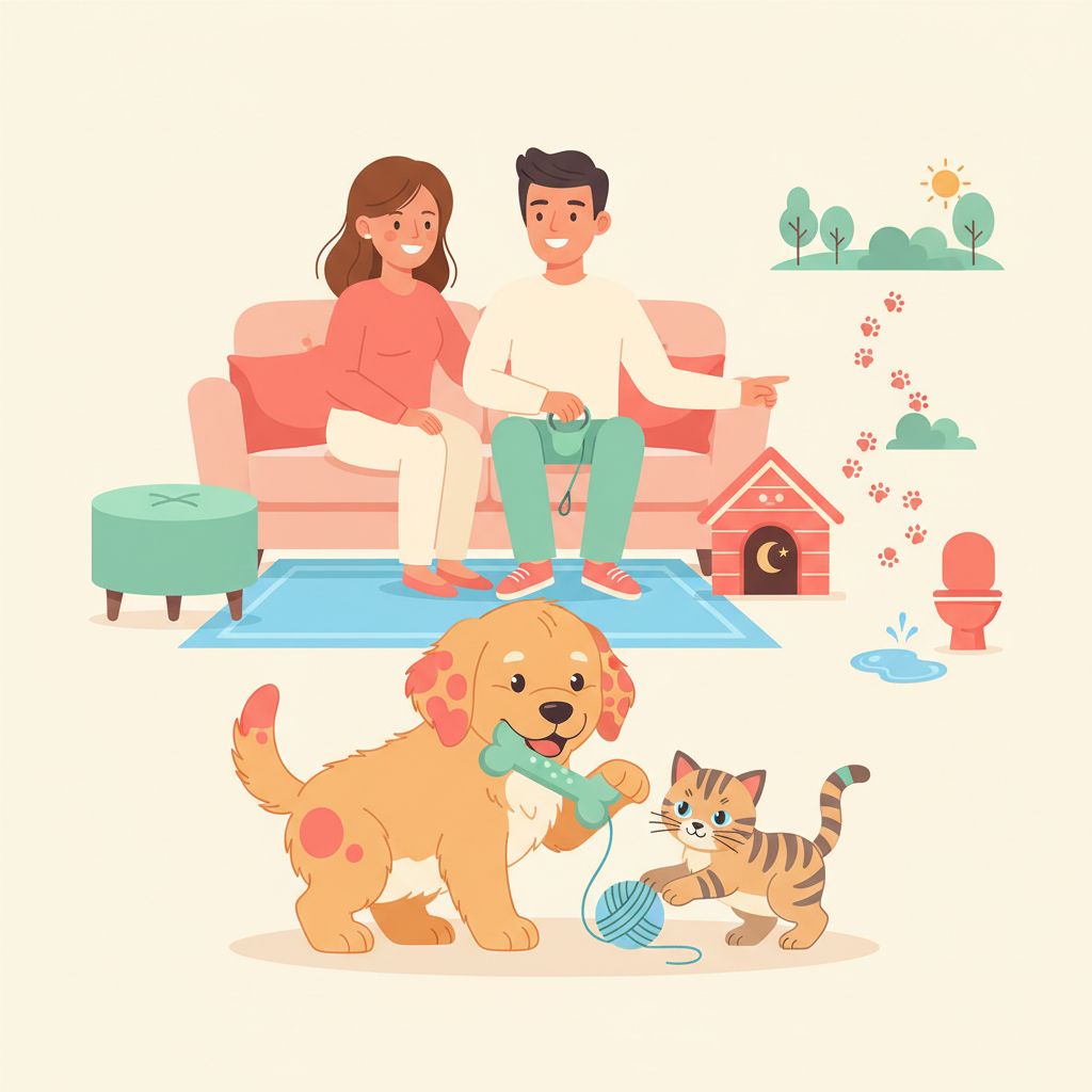 Your Puppy's First Month: House Training, Sleep and Walks