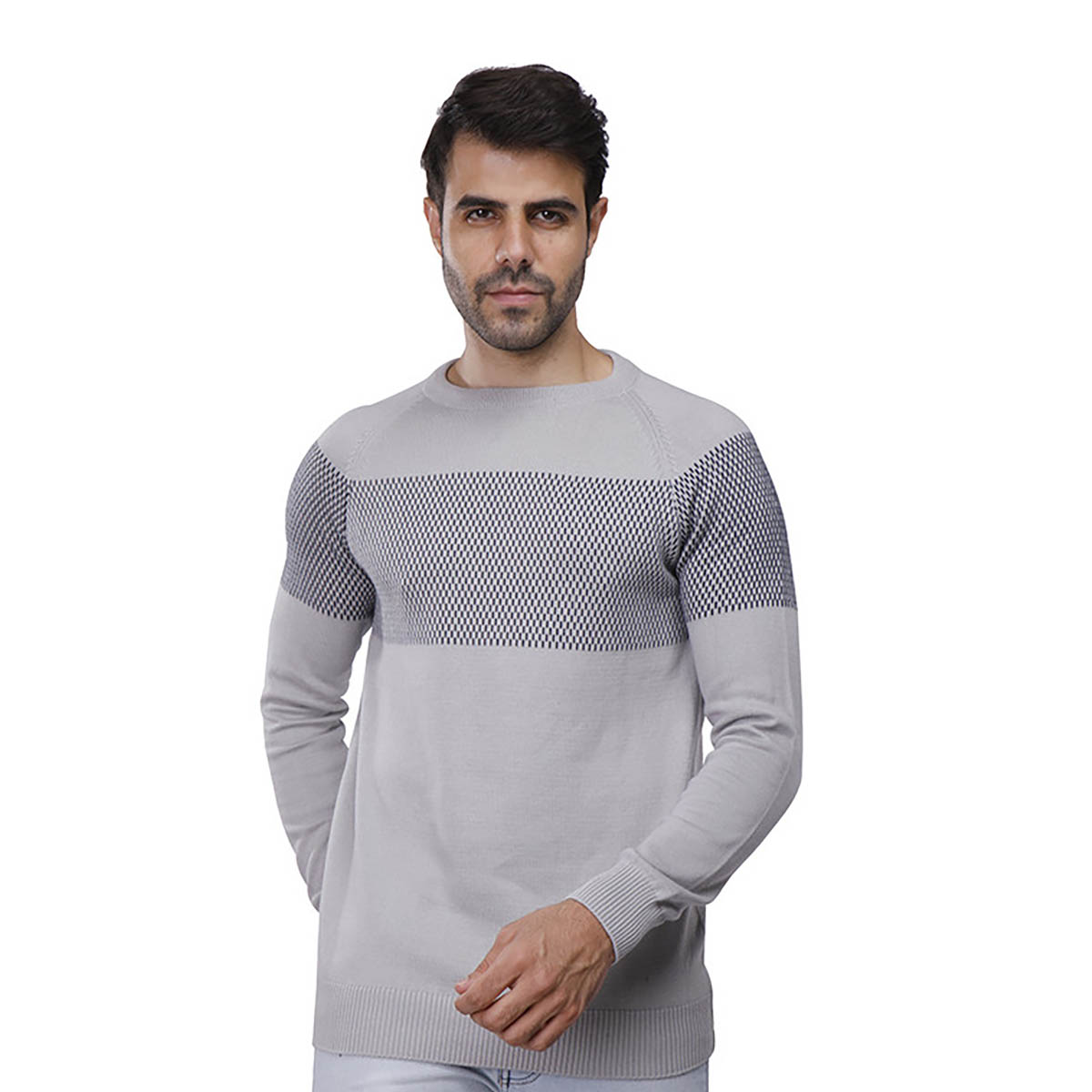 Coup - Pullover with Crew Neck and Long Sleeves For Men