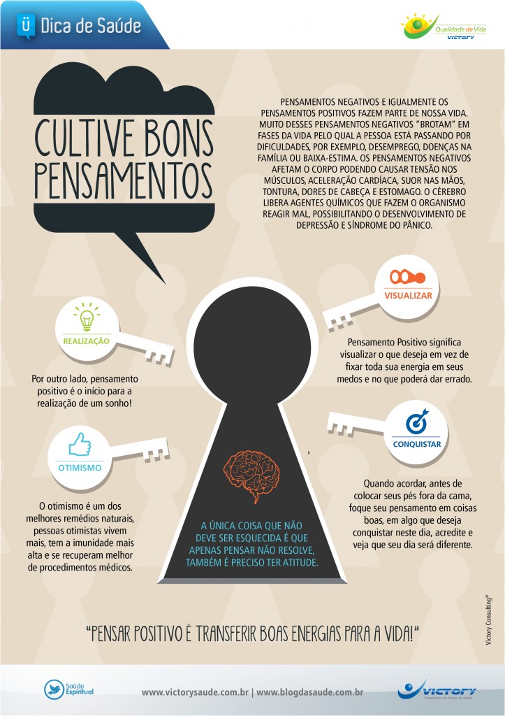 Cultive bons pensamentos!