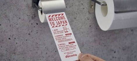 Aeroporto do Japão ganhará 'papel higiênico' para smartphones