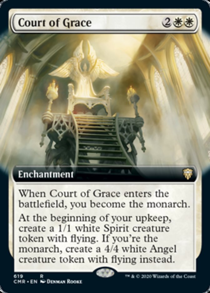 Court Of Grace Extended Art 12 24 Price History From Major Stores Commander Legends Foil Mtgprice Com Values For Ebay Amazon And Hobby Stores