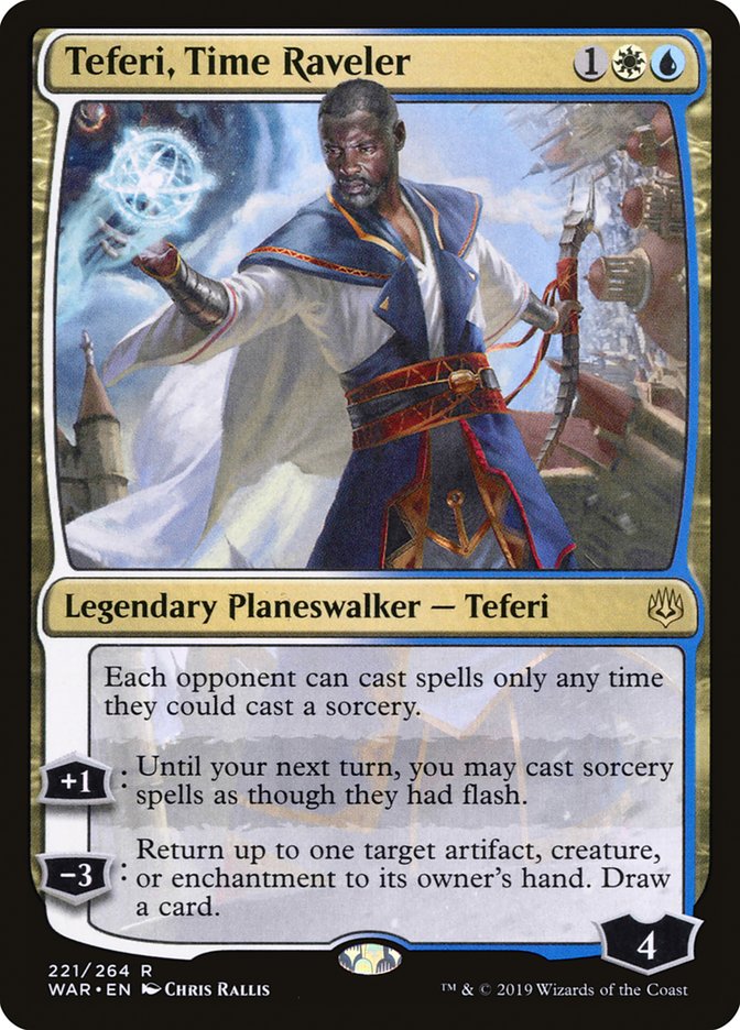 Teferi Time Raveler 33 75 Price History From Major Stores War Of The Spark Foil Mtgprice Com Values For Ebay Amazon And Hobby Stores