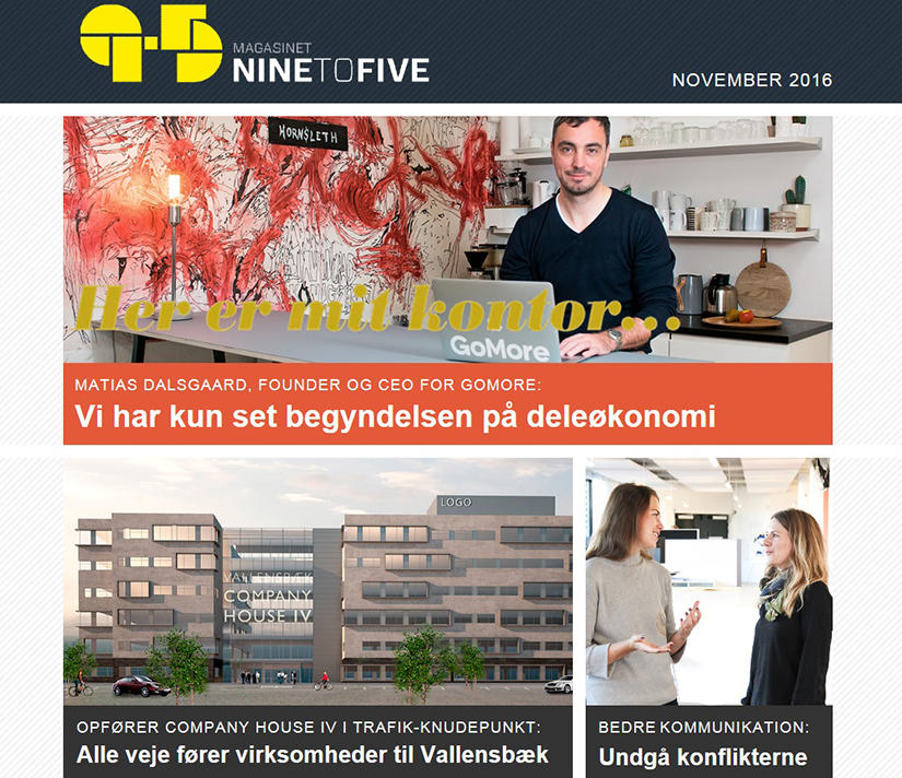 Læs Magasinet NINEtoFIVE november 2016