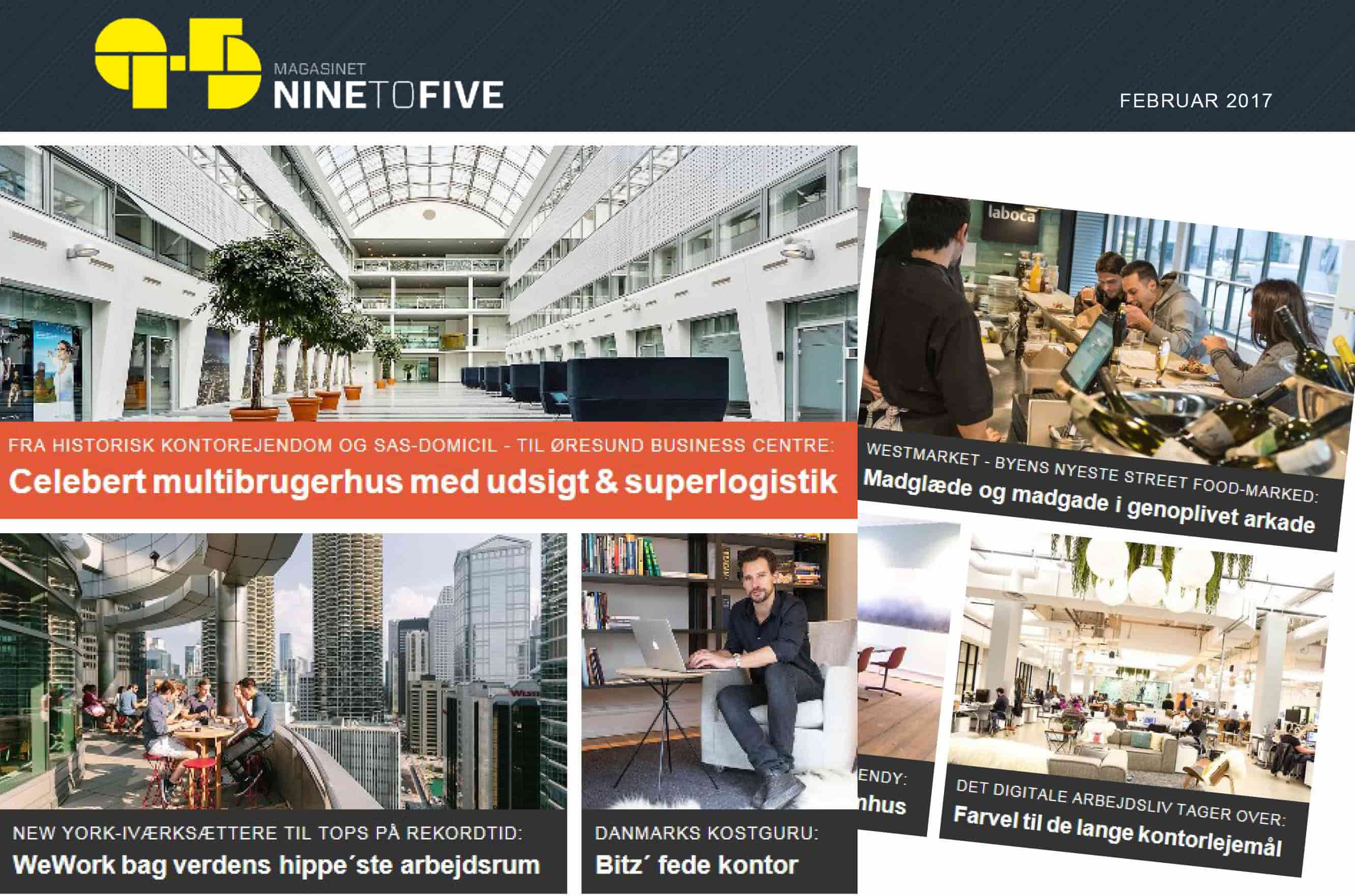 Læs Magasinet NINEtoFIVE februar 2017