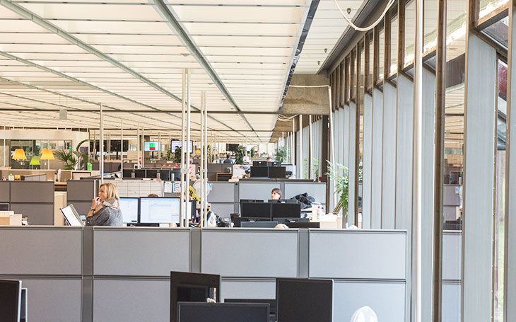 Regain your concentration in the open office space