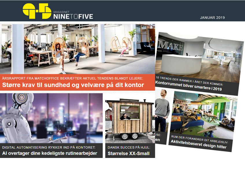 Læs Magasinet NINEtoFIVE januar 2019