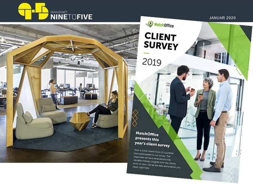 Client Survey 2019: Coworkers og flex office brugere holder fast i det private kontorrum