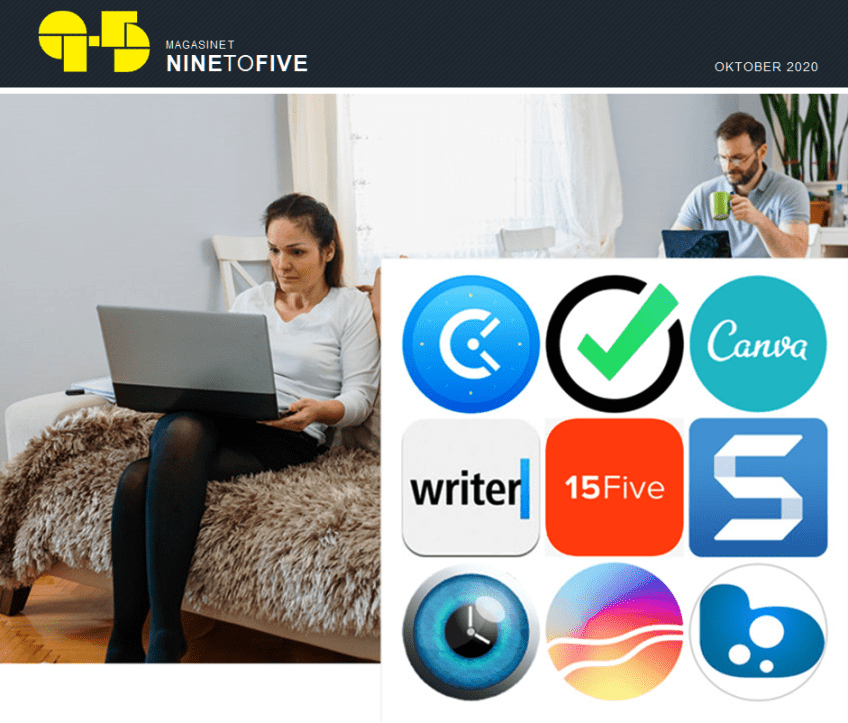 9 nice apps - når du skal arbejde effektivt derhjemme