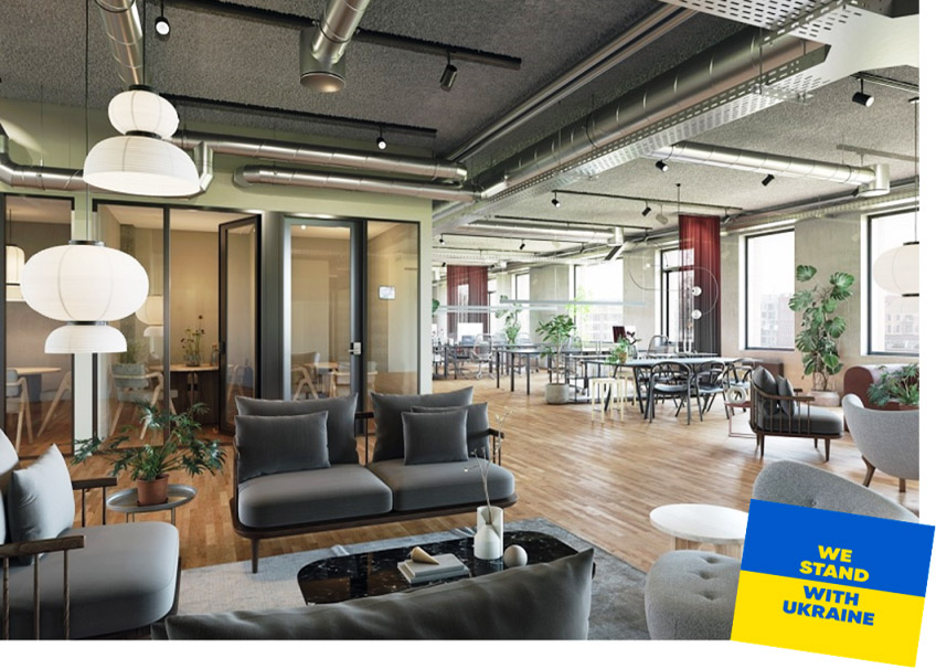 Check out these updated workspaces tailored to hybrid working employees