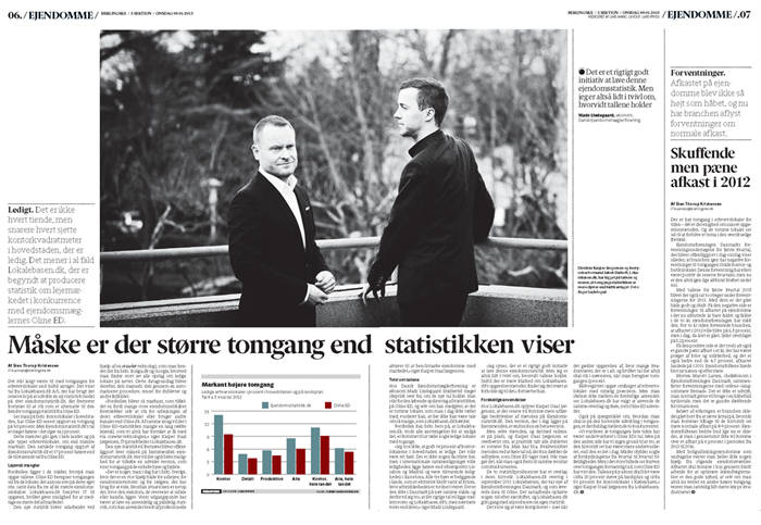 Lokalebasen.dk i Berlingske: Mere tomgang end hidtil antaget 