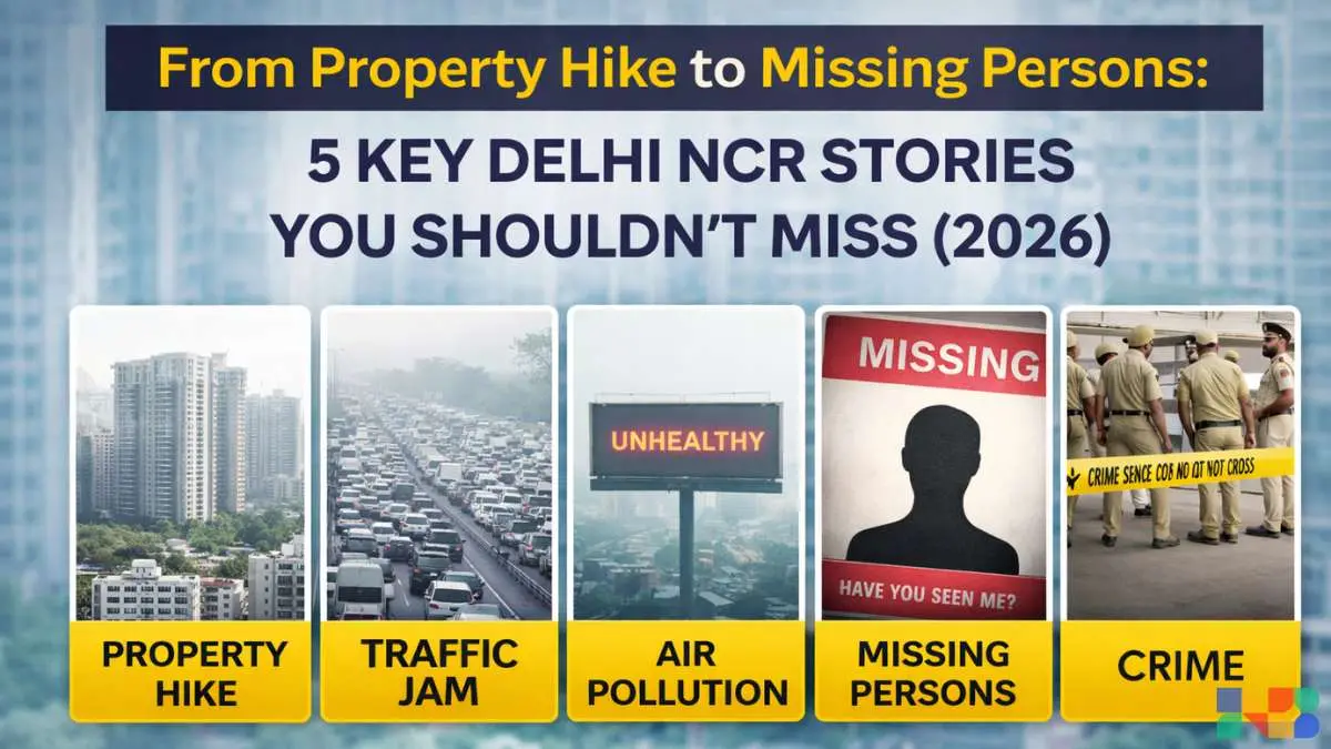 From Property Hike to Missing Persons: 5 Key Delhi NCR Stories You Shouldn’t Miss (2026)