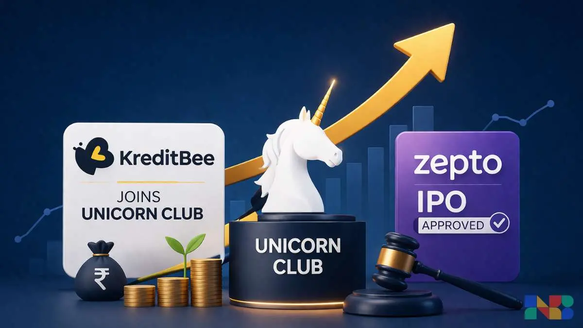 KreditBee Joins Unicorn Club, Zepto IPO Approved — India Startup Funding Roundup April 2026