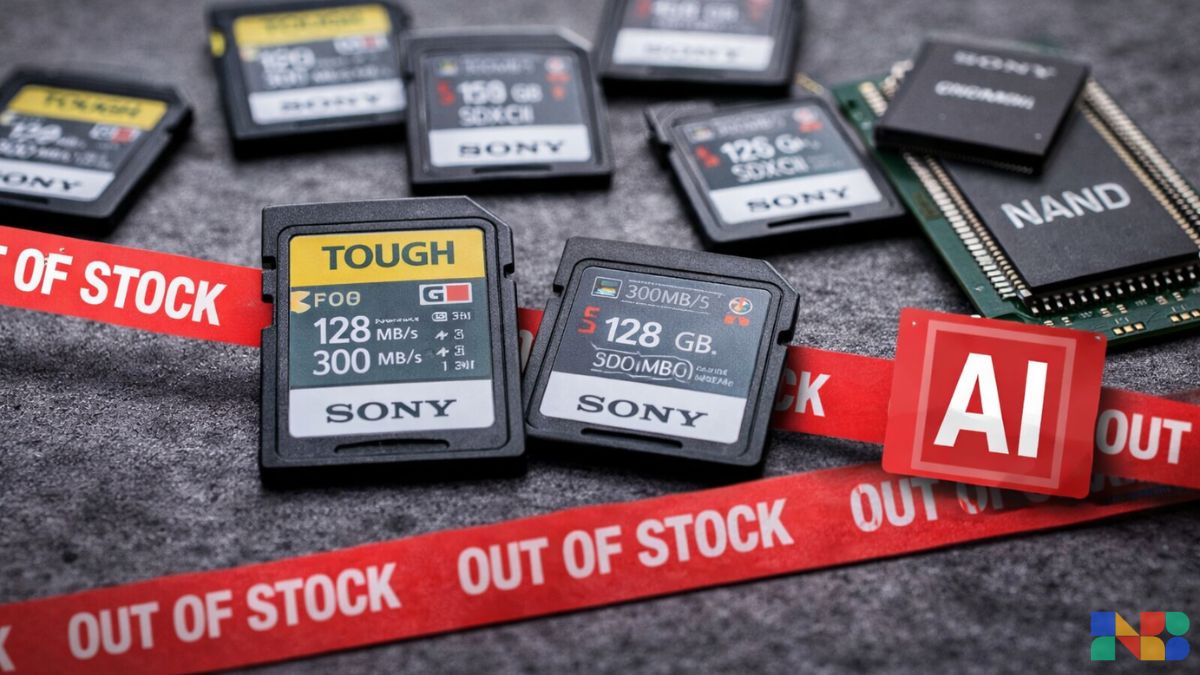 Sony Stops Memory Card Orders Due to AI-Driven NAND Shortage