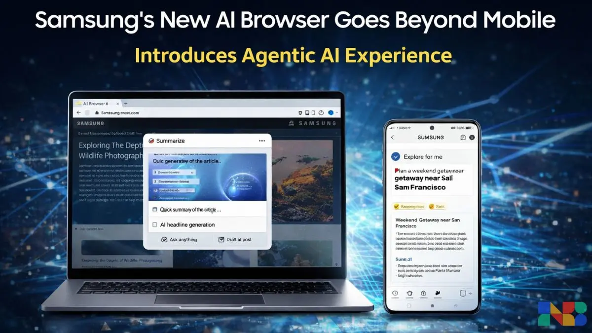Samsung’s New AI Browser Goes Beyond Mobile, Introduces Agentic AI Experience