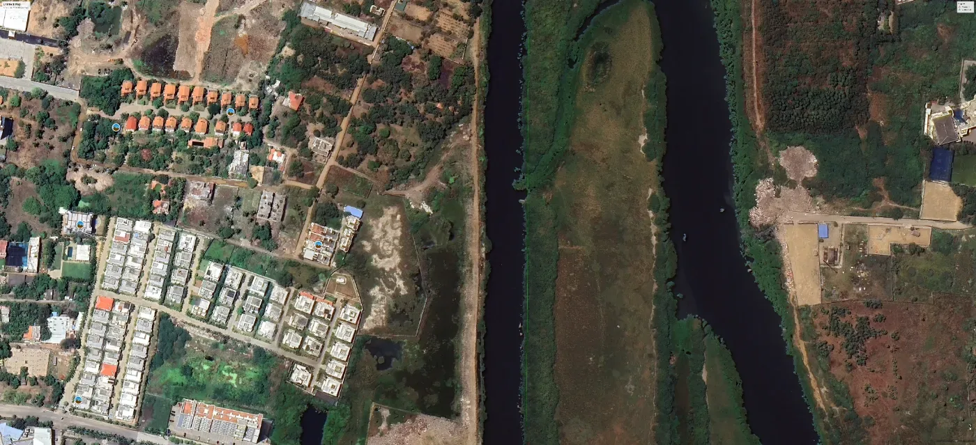 Development of fish bone structure and plantation of Mangrove sapplings in Buckingham Canal of Tamil Nadu (Before).jpg