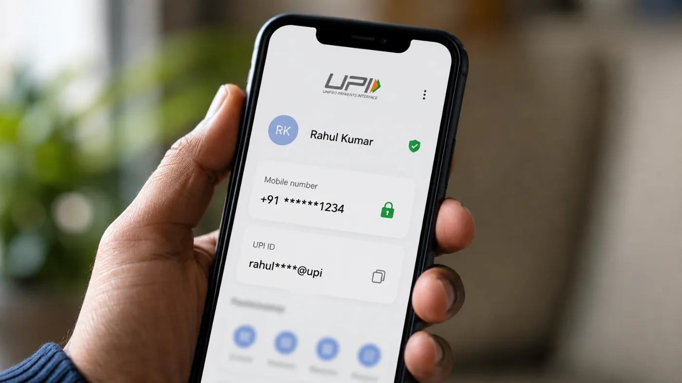 Masked UPI - Changes from 4th September