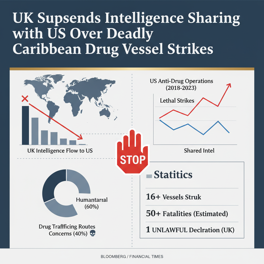 UK Suspends Intelligence Sharing with US Over Deadly Caribbean Drug Vessel Strikes