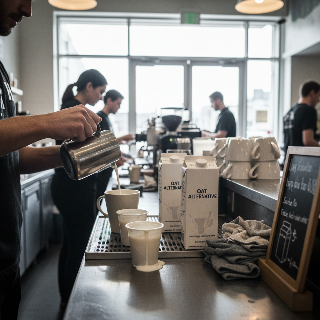 Why coffee shops charge extra for oat milk when oat milk is cheaper