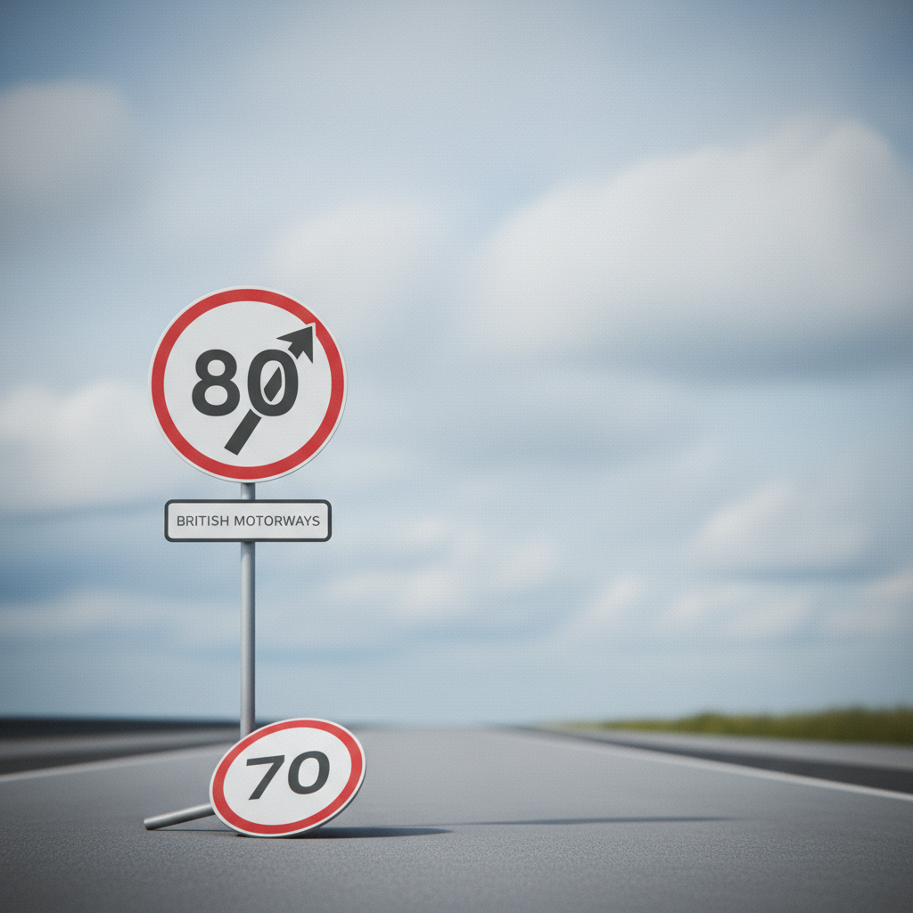 UK drivers back 80mph motorway limit; 43% support