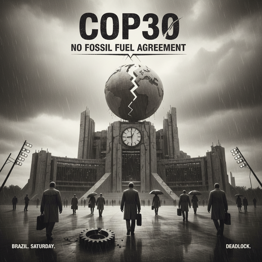 COP30 ends with no fossil fuel agreement