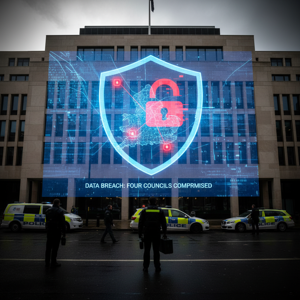 Hackers target four London councils; data possibly compromised.