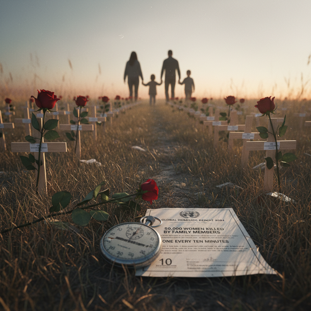 UN Report Reveals 50,000 Women Killed by Family Members in 2024, One Every Ten Minutes