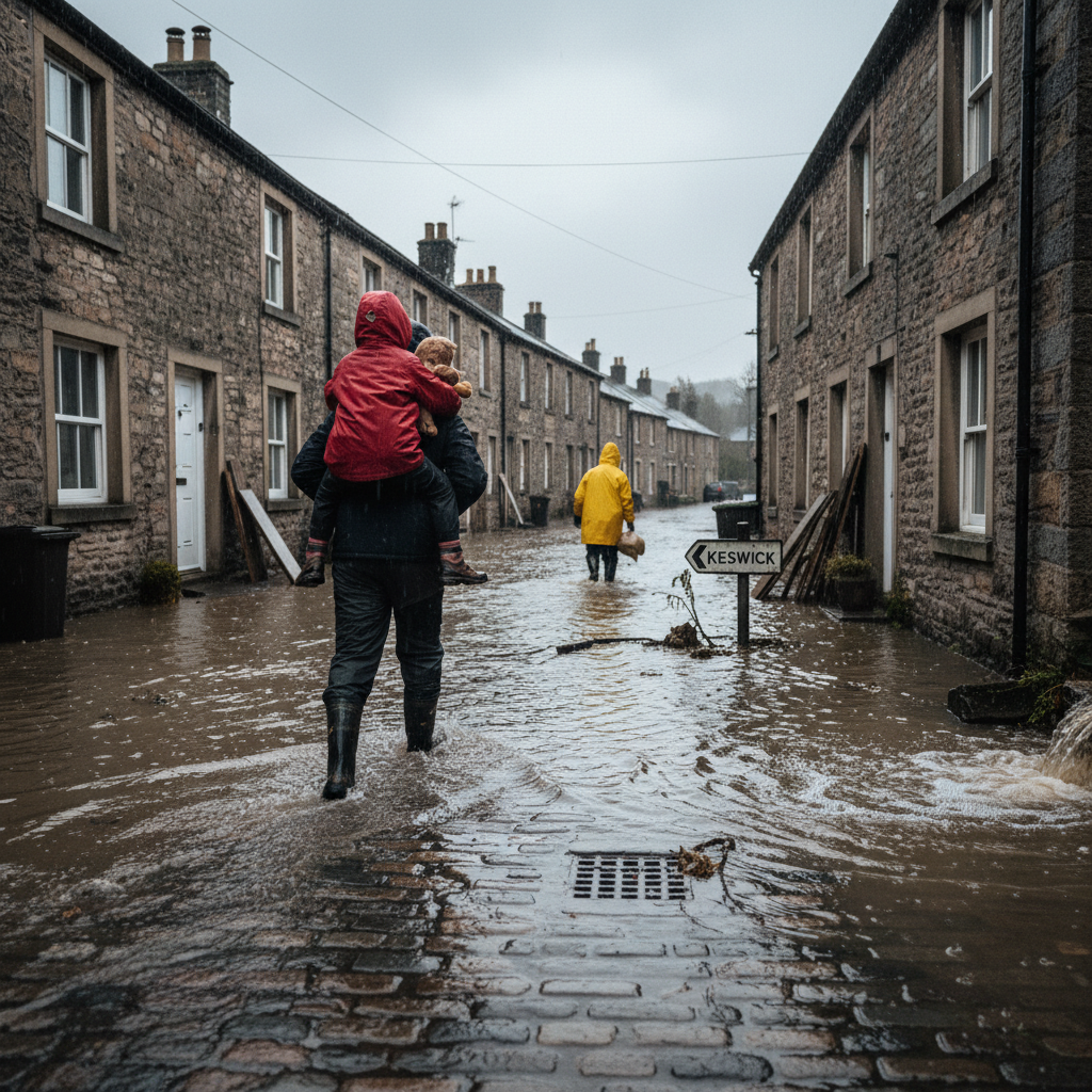 UK Braces for 'Danger to Life' Weather Warning as Heavy Rain and Floods Hit Northwest This Weekend