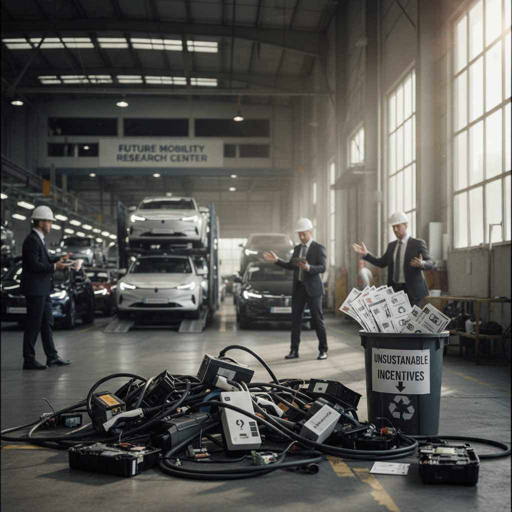 Car industry says electric vehicle discounts are unsustainable