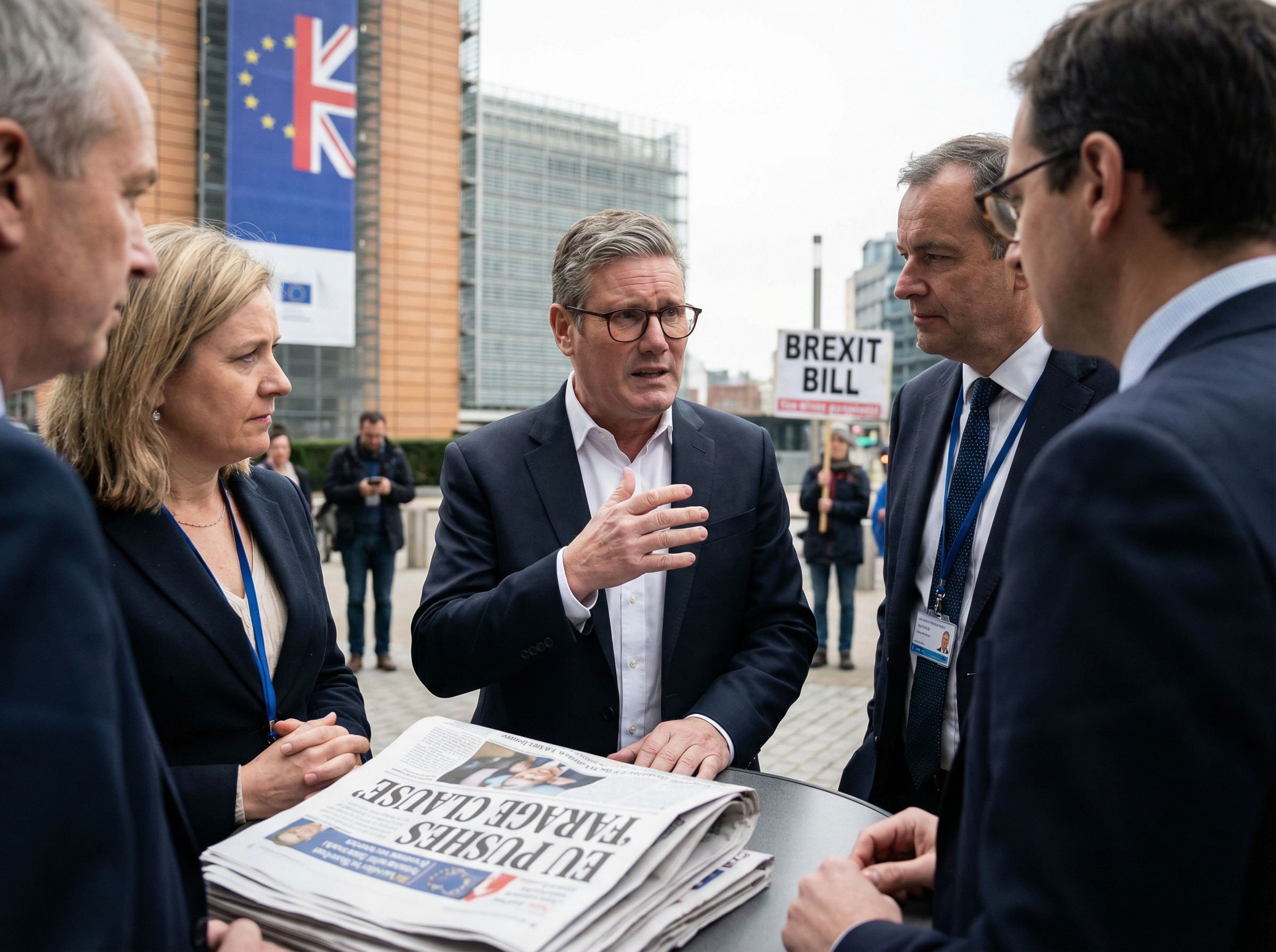 EU seeks Farage clause in Brexit reset talks