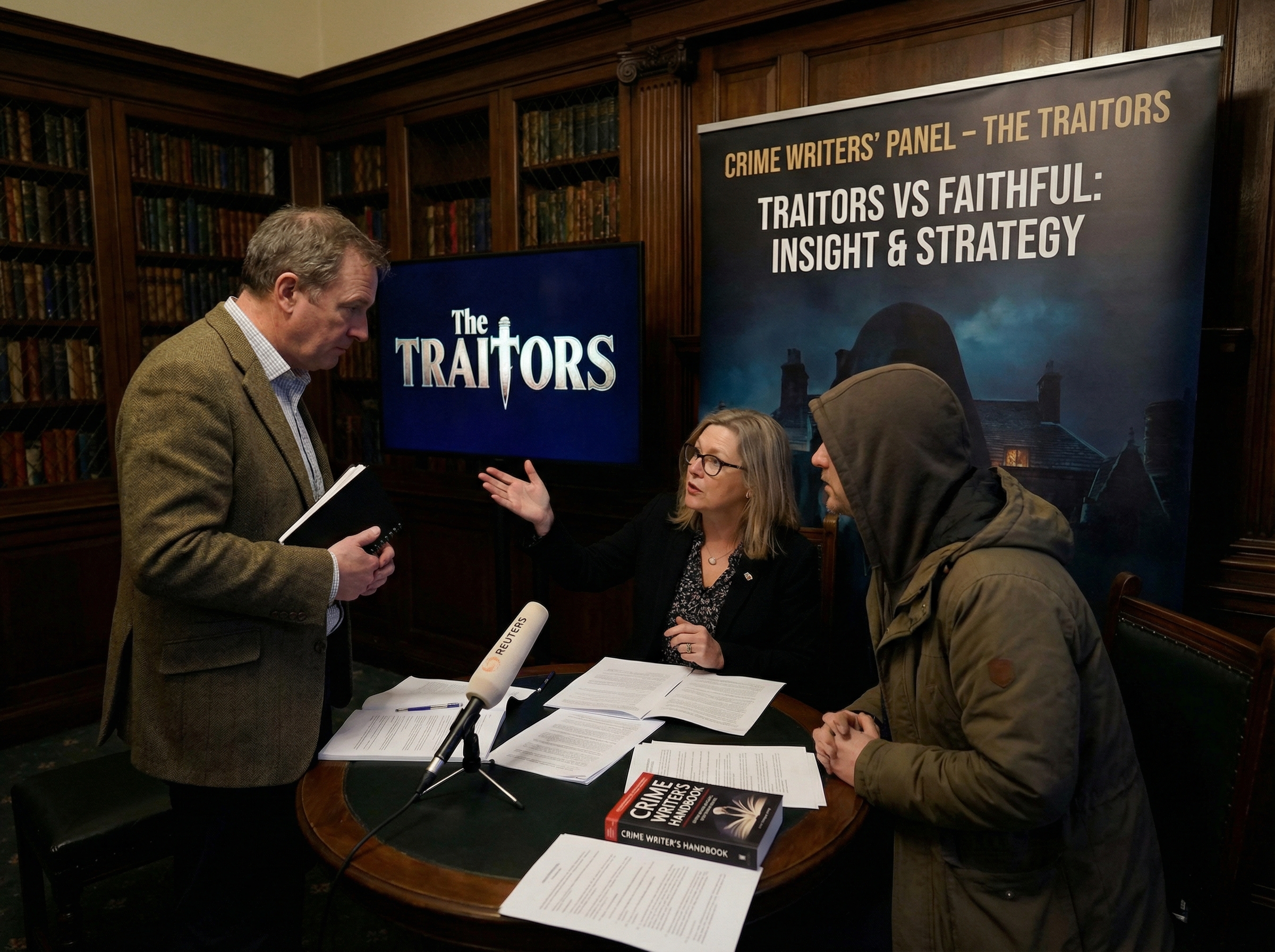Crime writers suited to reality TV shows