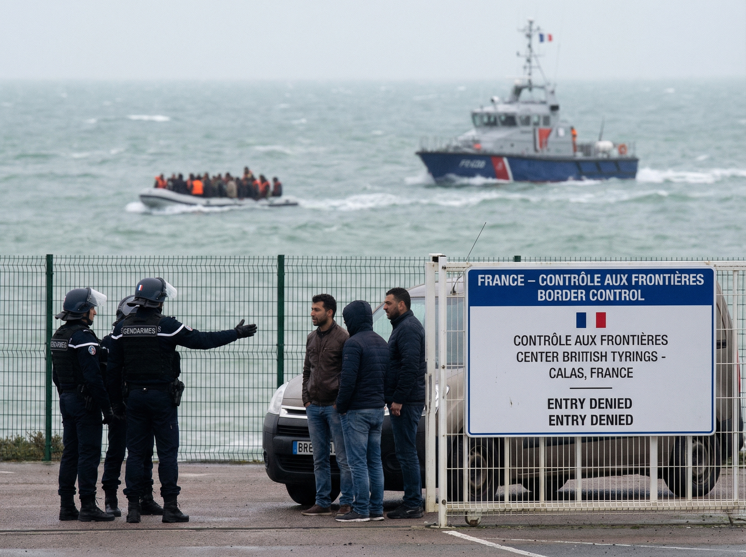 France Bans British Activists Over Migrant Boat Concerns