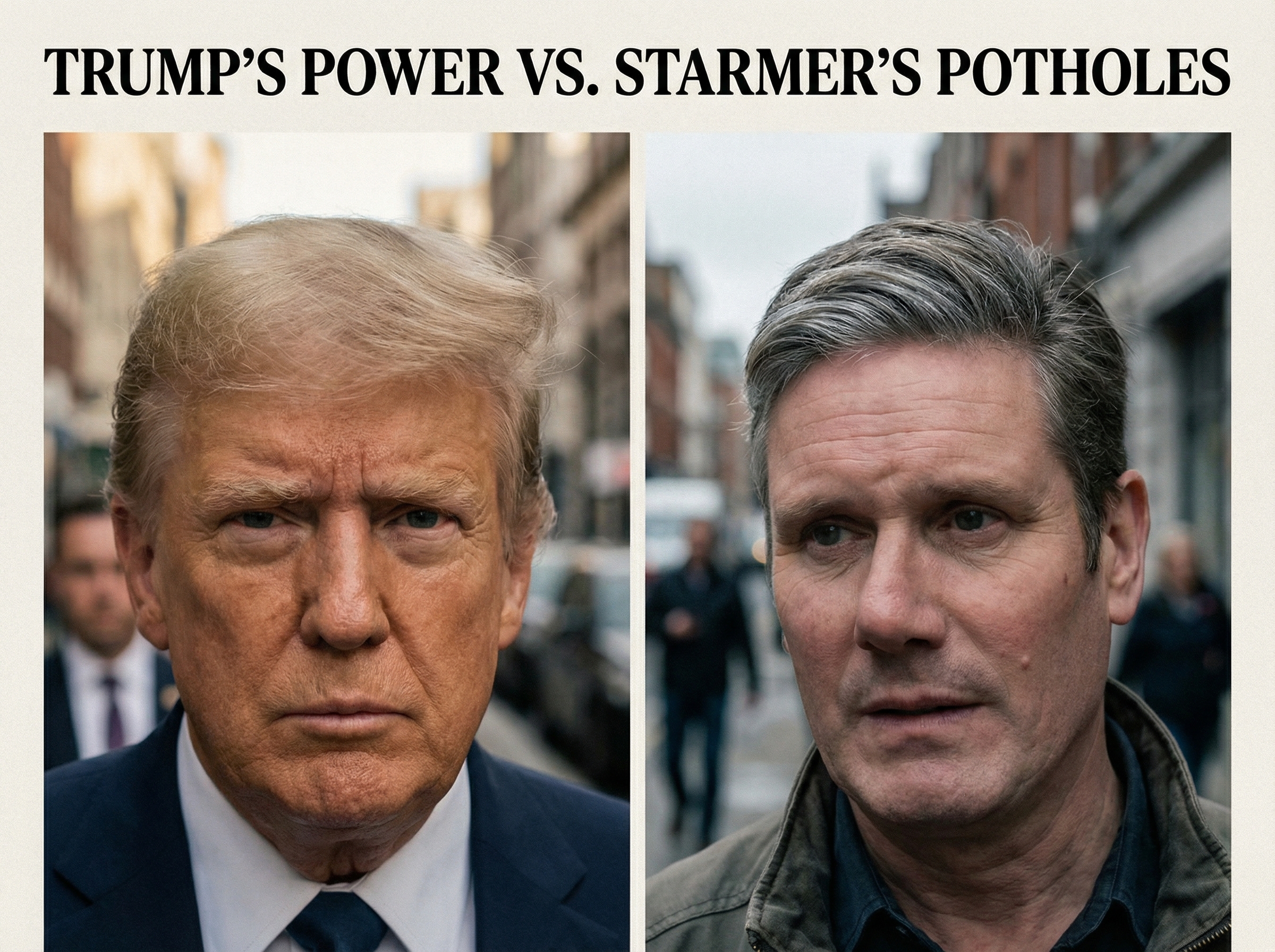 Trump's Power vs. Starmer's Potholes: A Tale of Two Leaders