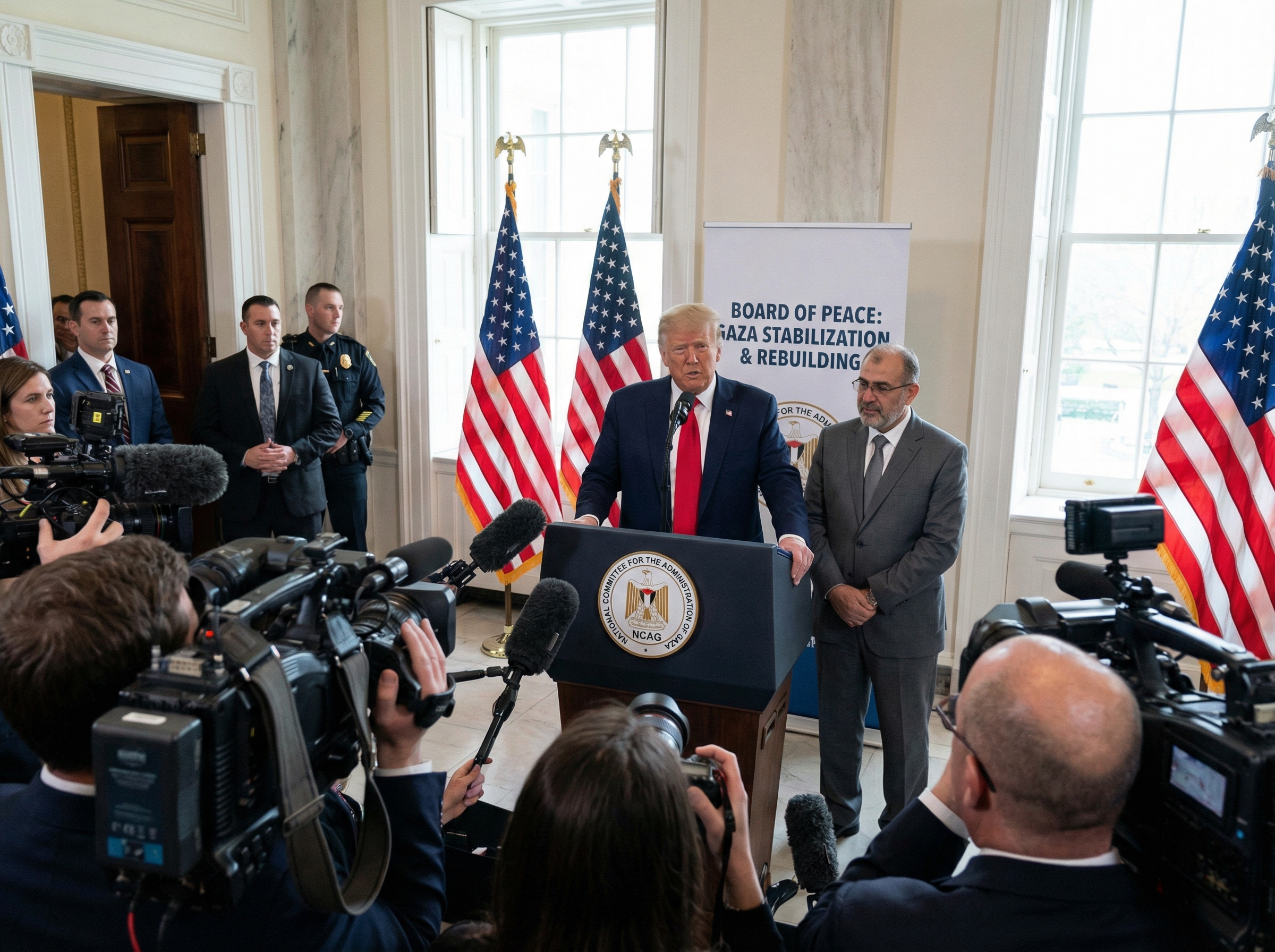 Trump Appoints Board of Peace to Oversee Gaza Stabilization
