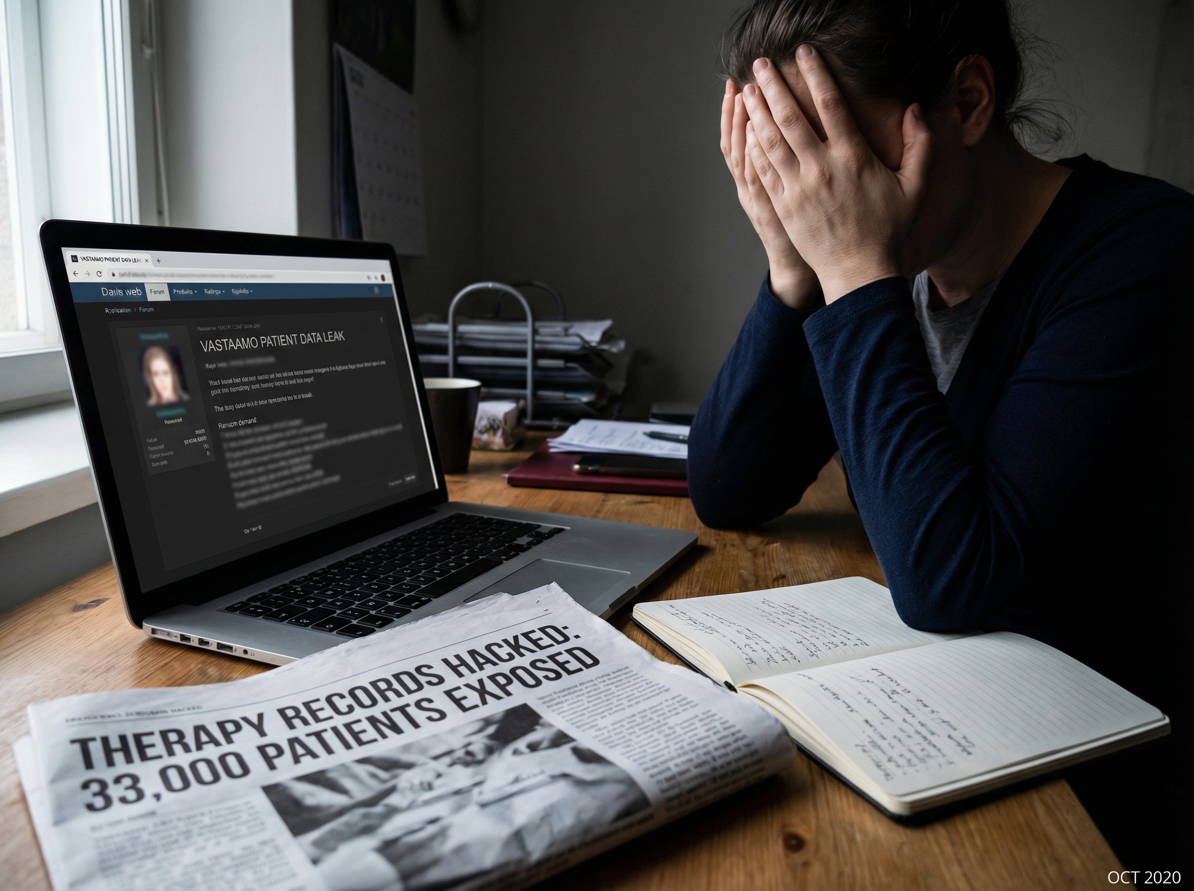 Therapy Notes Hacked, Patients' Secrets Exposed Online Forever
